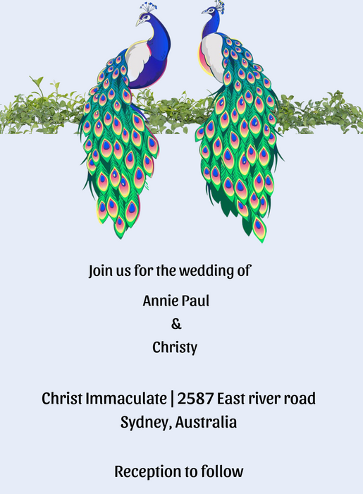 Emerald Elegance Hindu Invitation-AAHIN010