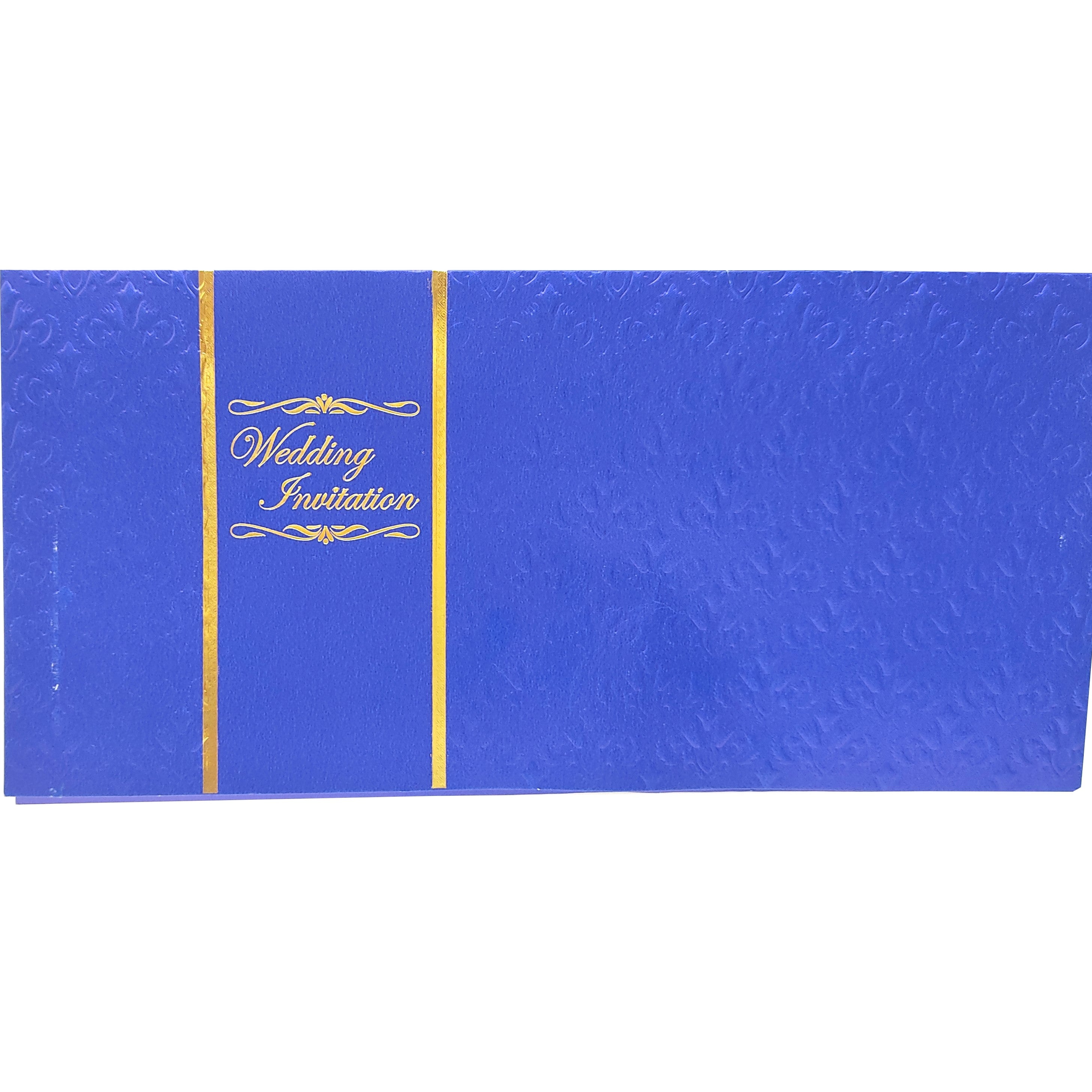 Blue Box Invitation Card-KNK4915