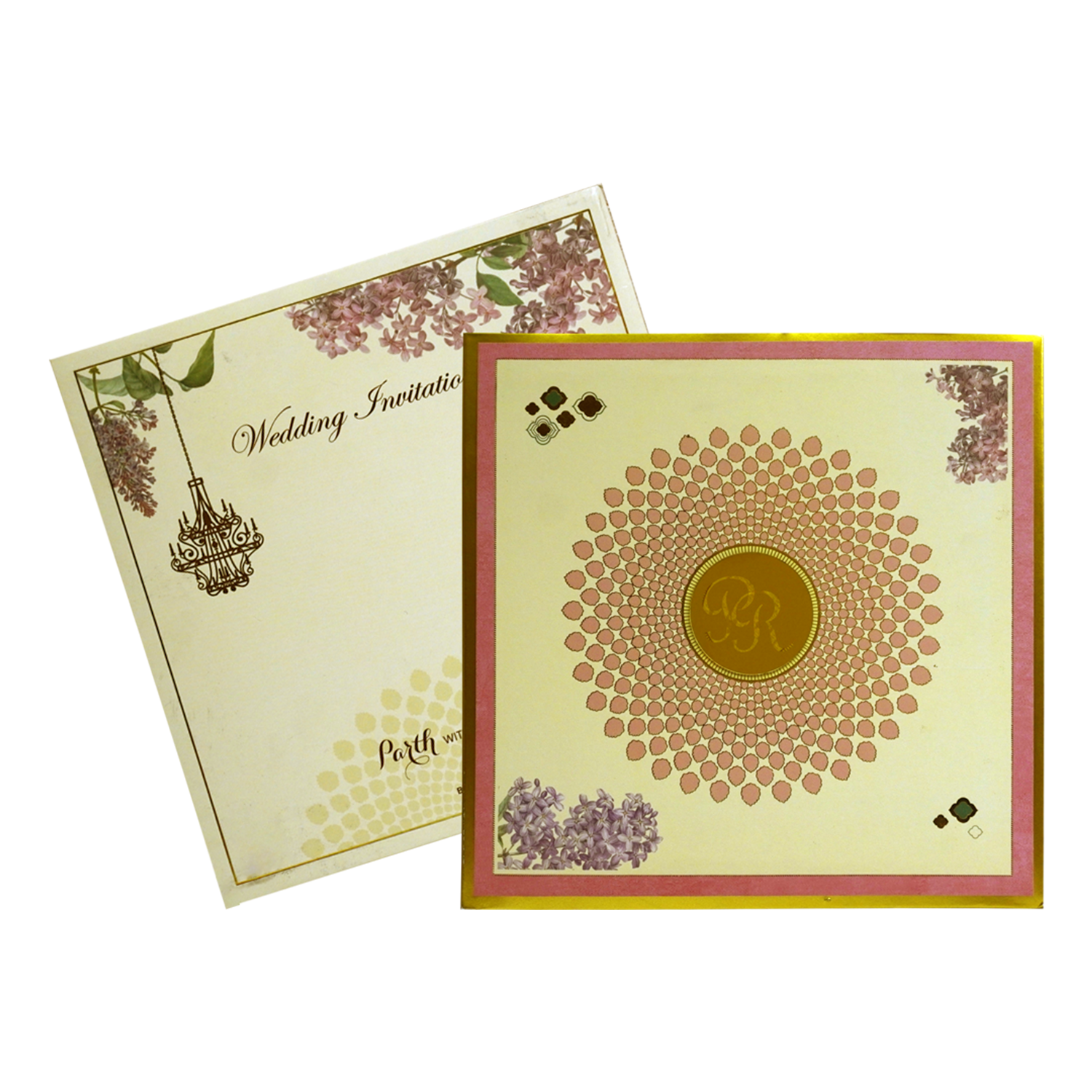 Lime Yellow Premium Marriage Card-KBM04570