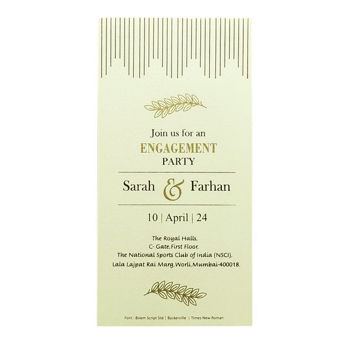 Invitation Card - KRCS6512-King of Cards