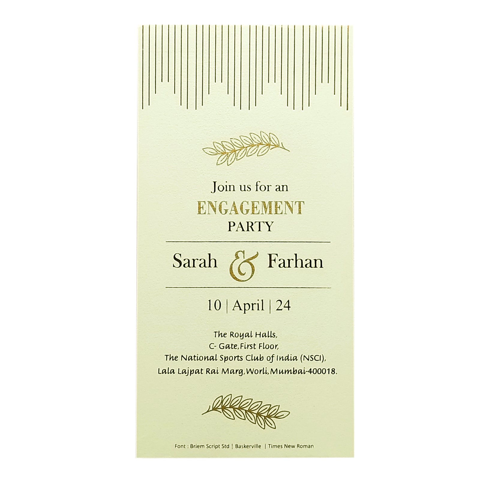 Invitation Card - KRCS6512