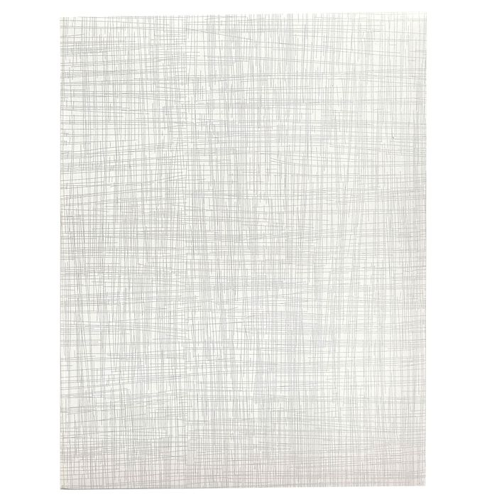 Grey Floral Metallic Wedding Card With White Wolly And Name Plate-KNK7030G-King of Cards