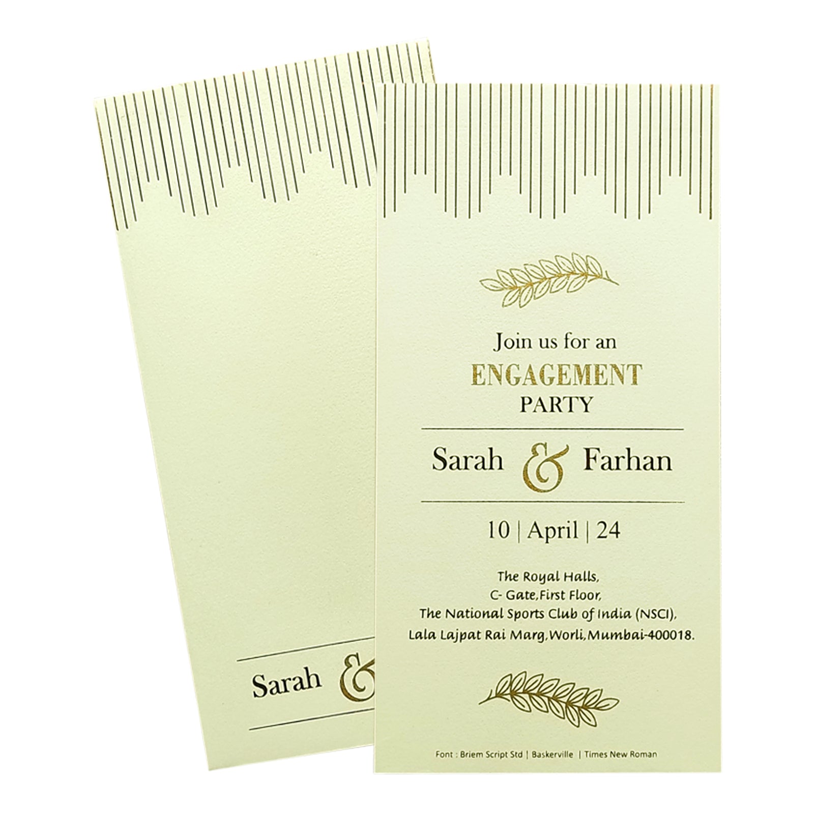 Invitation Card - KRCS6512