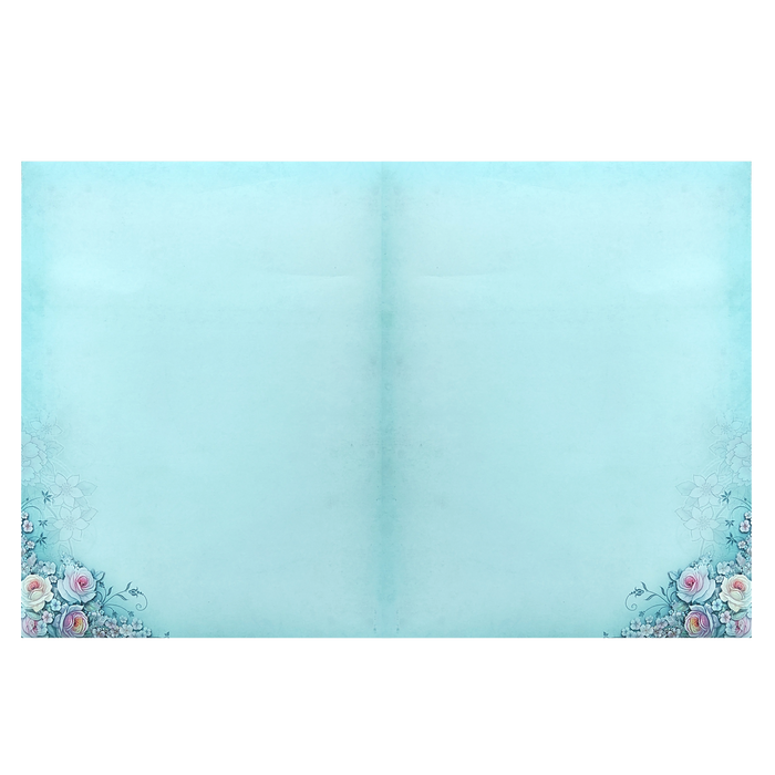 Pista Green Floral Door Type Invitation Card-King of Cards