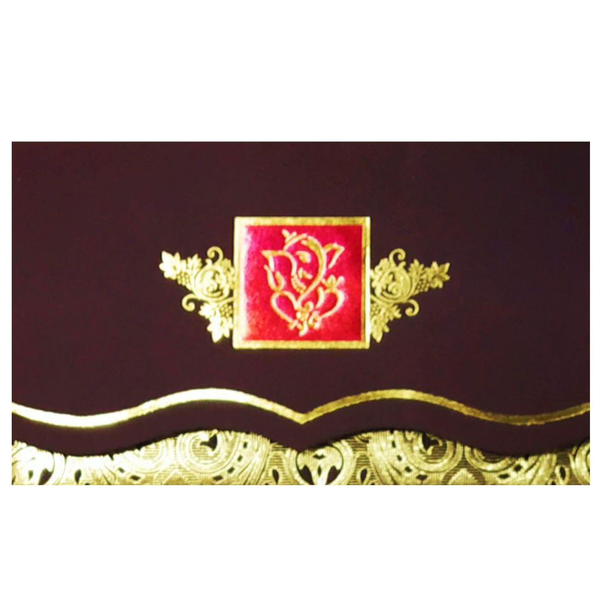 Black Personal Invitation Card