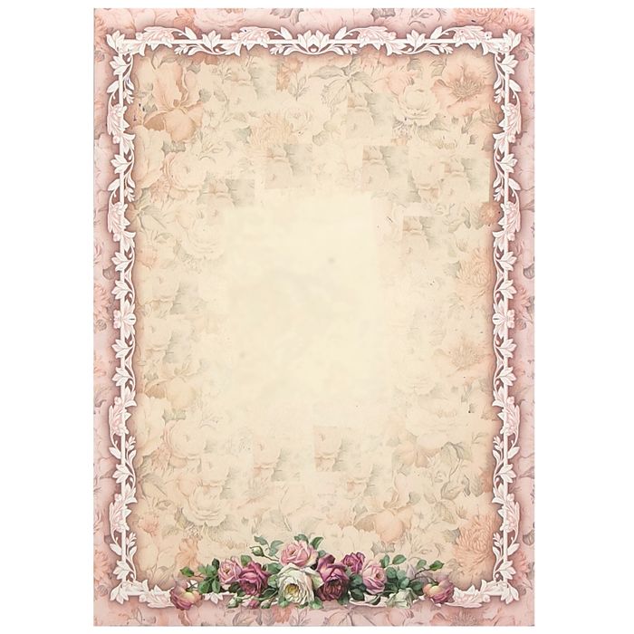 Pink Classic Paper Print Colourful Floral Wedding Anniversary Invitation Card-KNCP254P-King of Cards