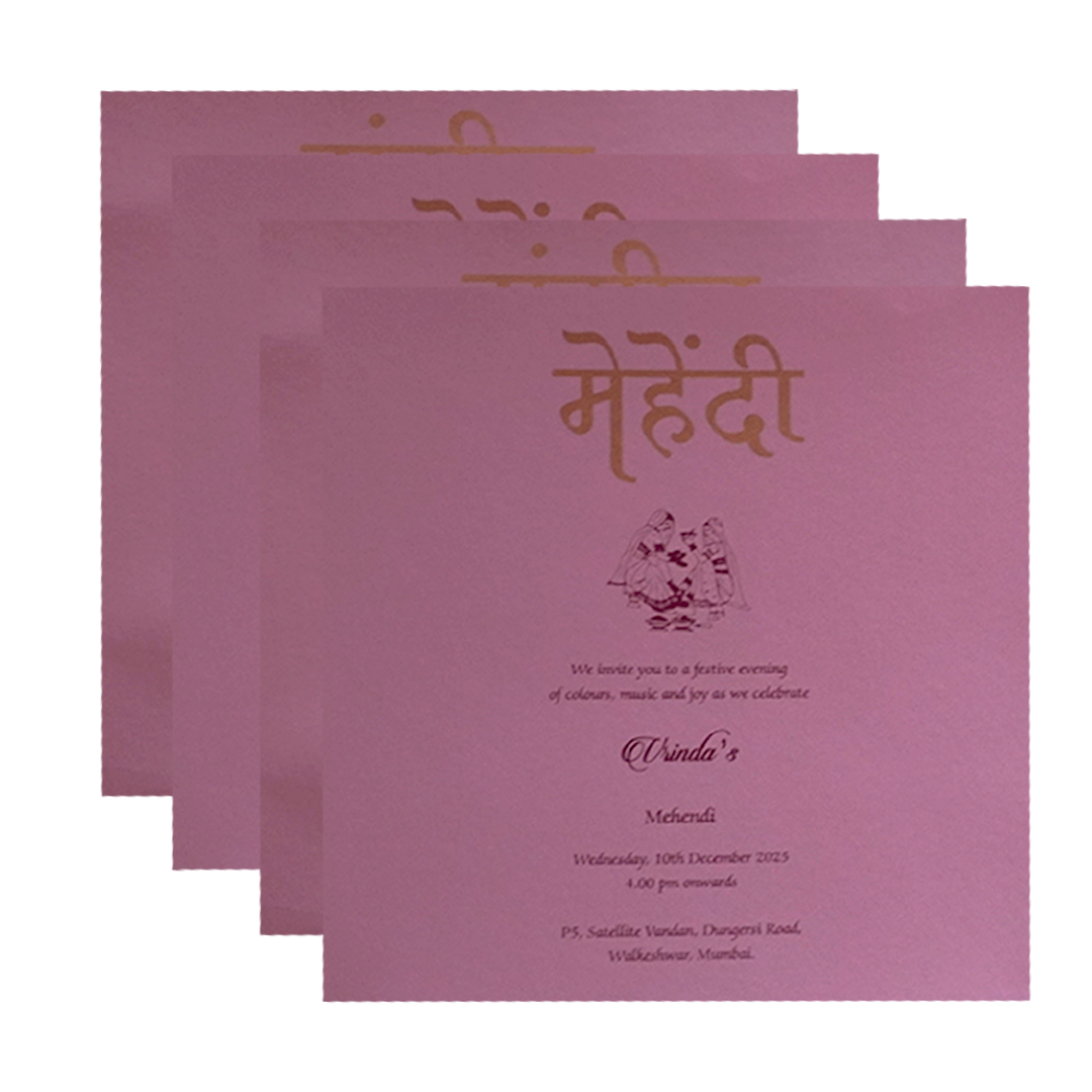 Light Pink Marriage Card-KPR09070