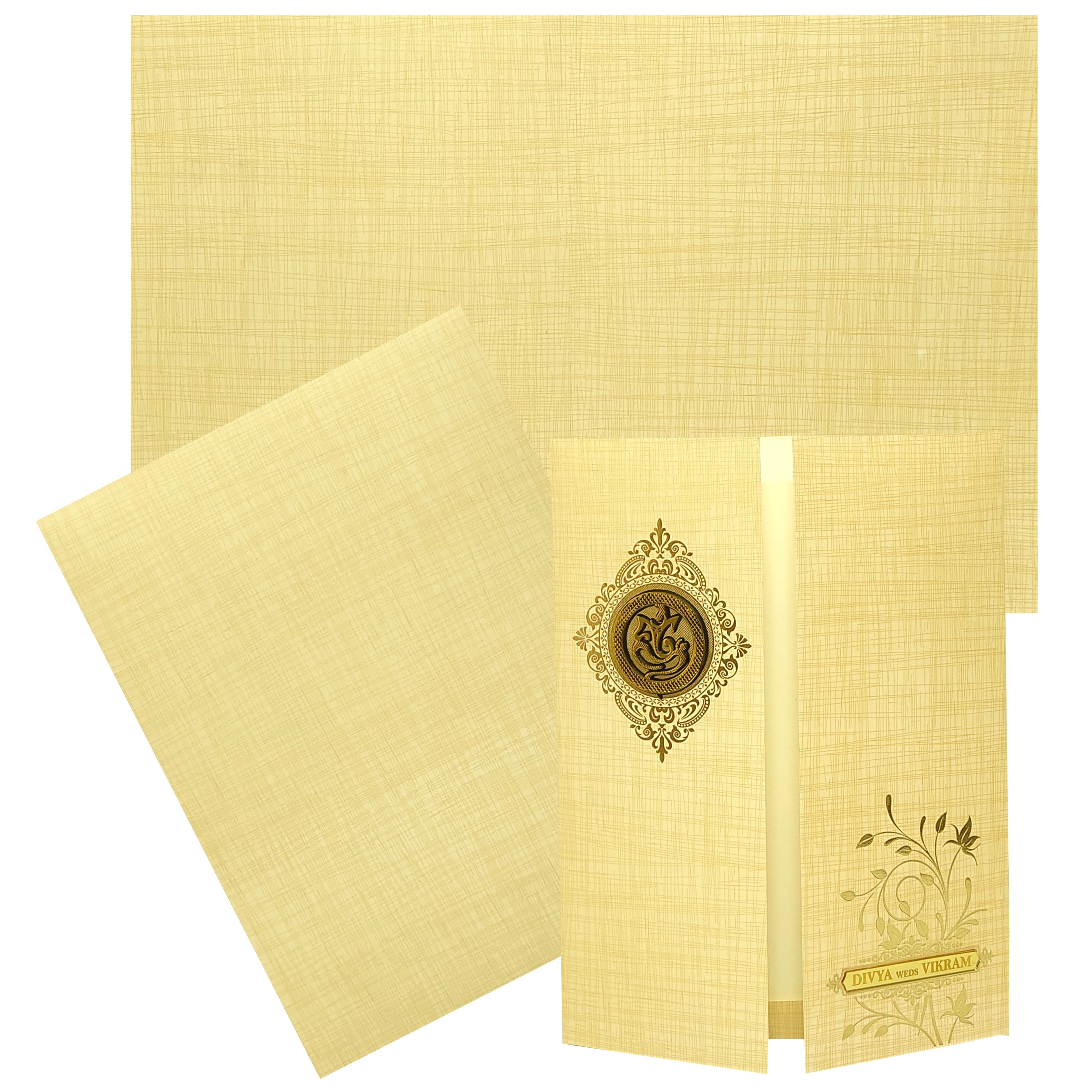 If youre looking for high-quality wedding cards that exude elegance and sophistication, look no further than our collection of premium metallic wedding cards.