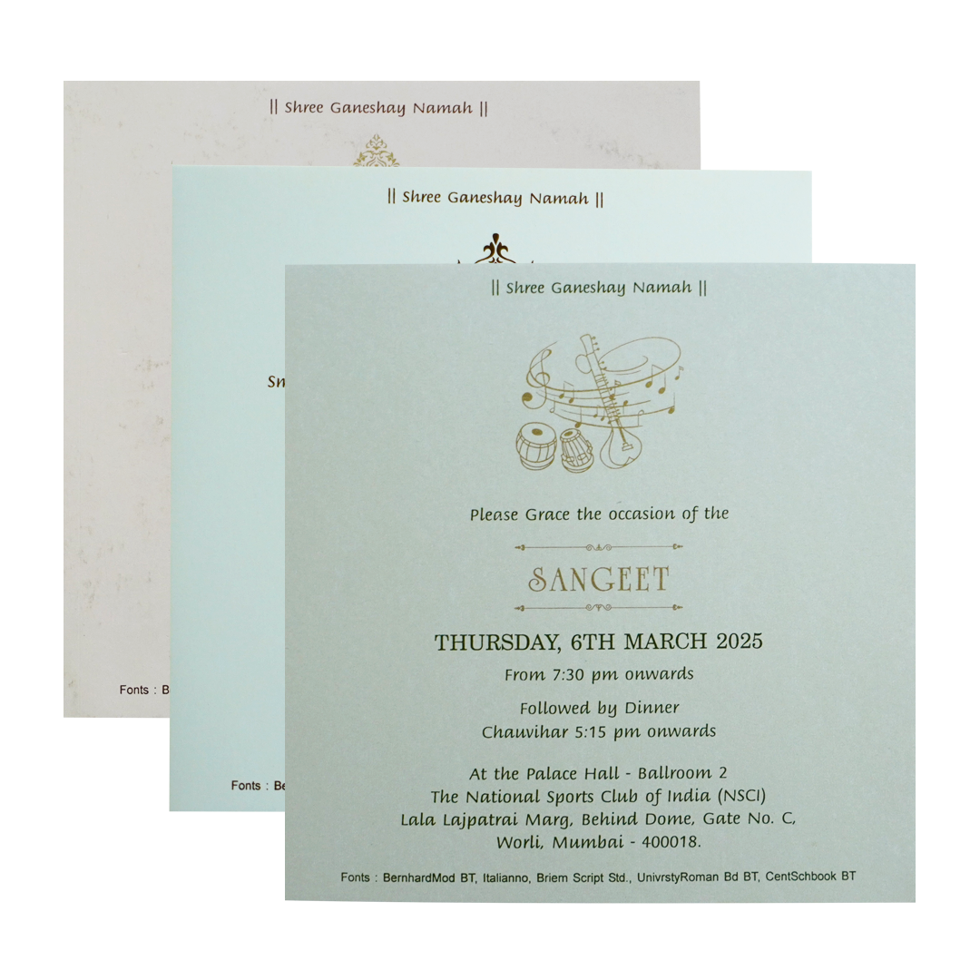 Lavender Gold Floral Padded Wedding Card-KRC30491