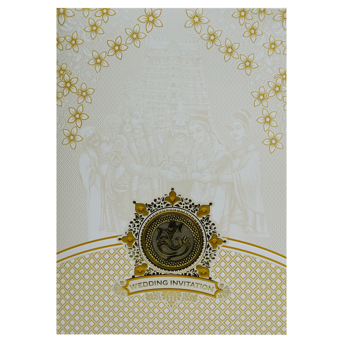 Light Orange Wedding Card-King of Cards