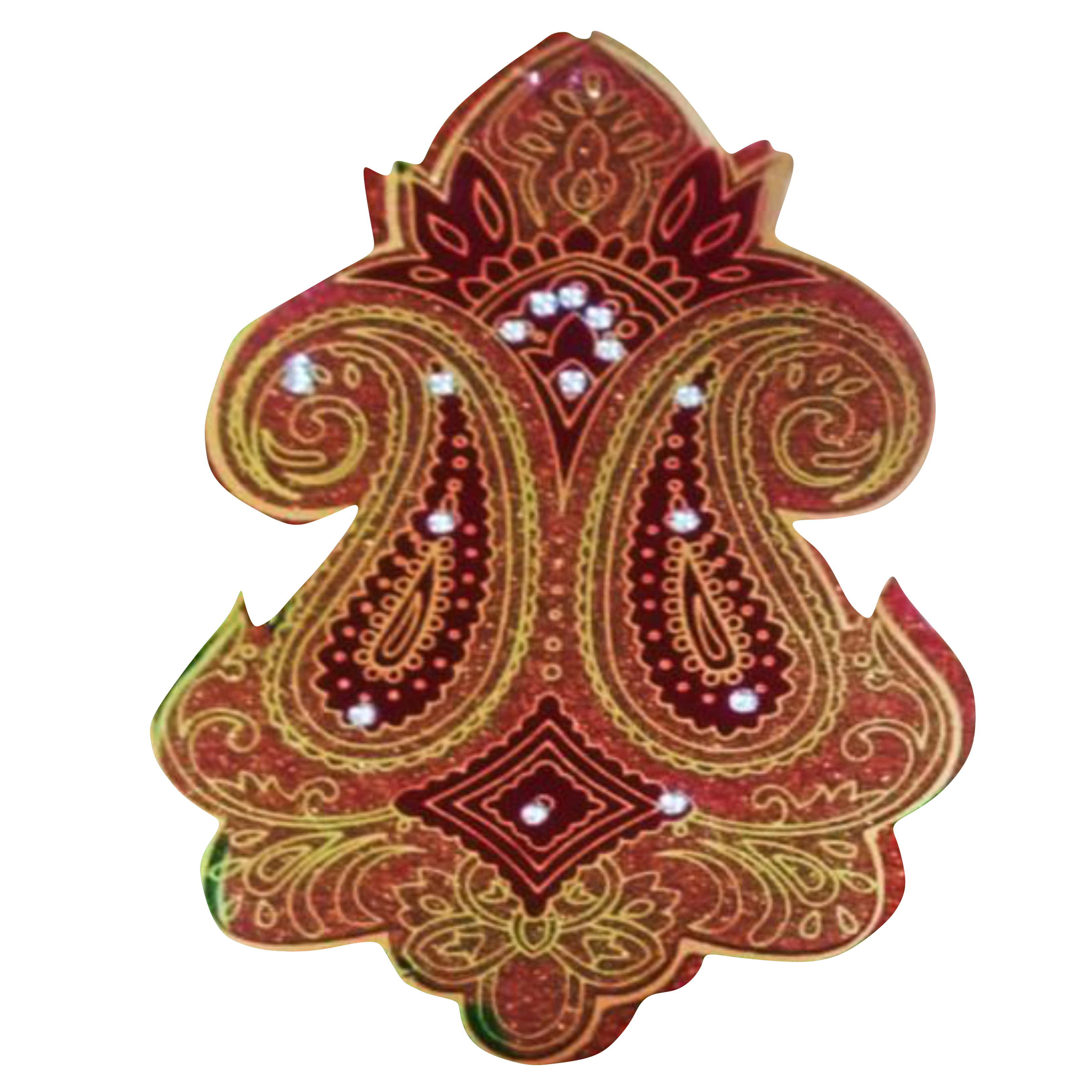 Red Designer Personal Invitation-CXP137