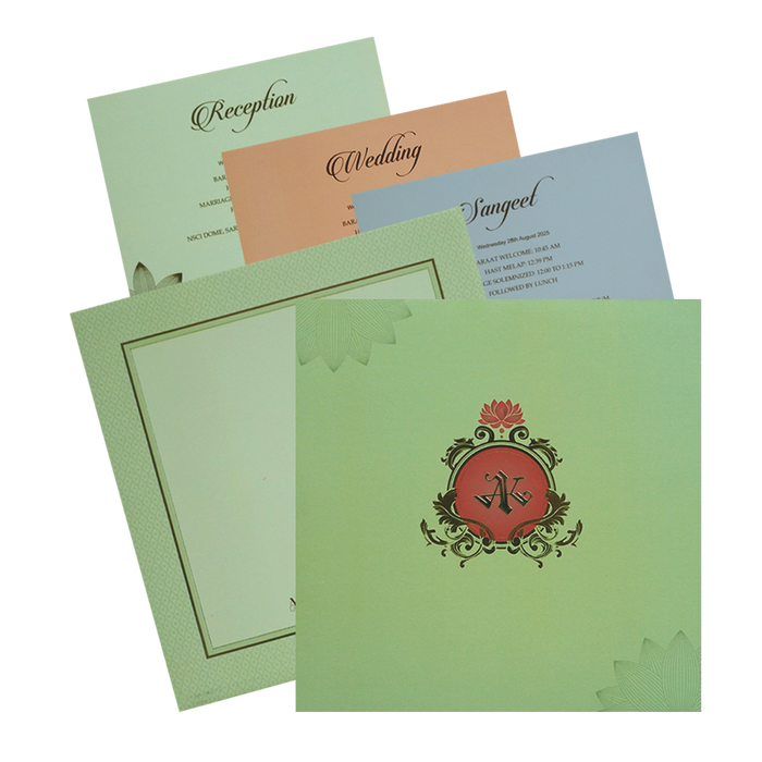 Green Premium Padded Card-King of Cards