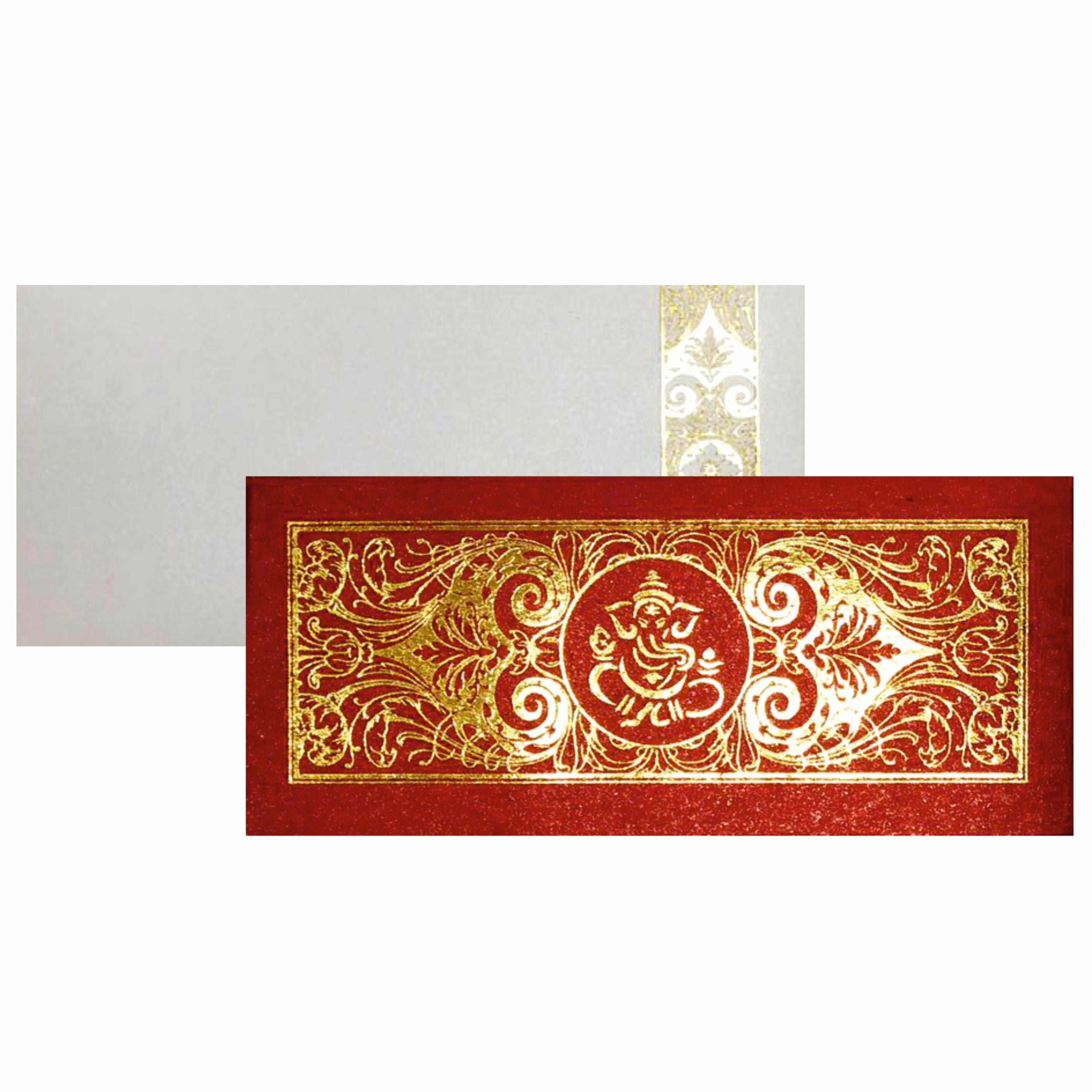 Red Personal Invitation Card-KNK4190