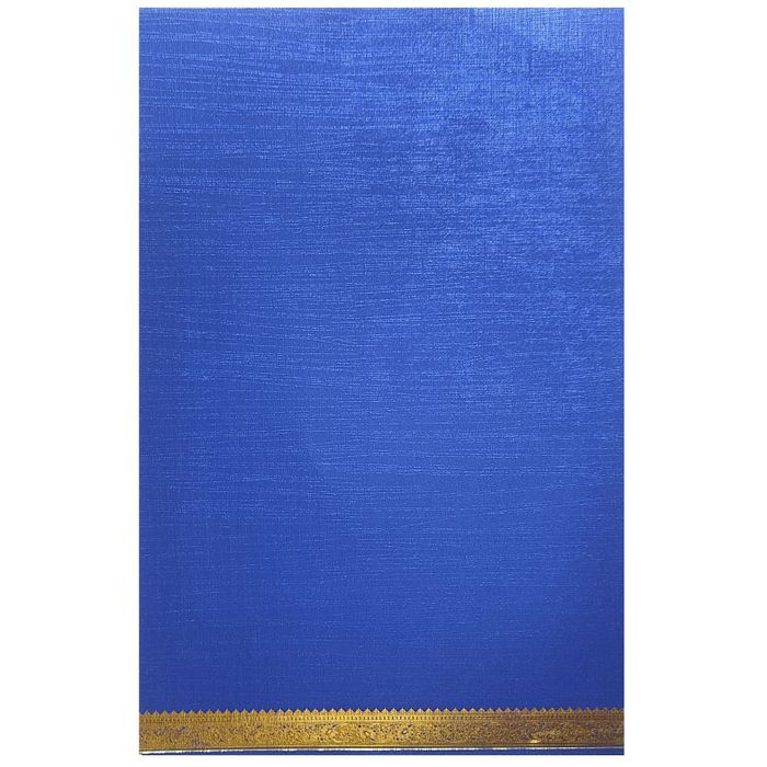 Classic Cream Shading With Gold Cover Wedding Card-King of Cards