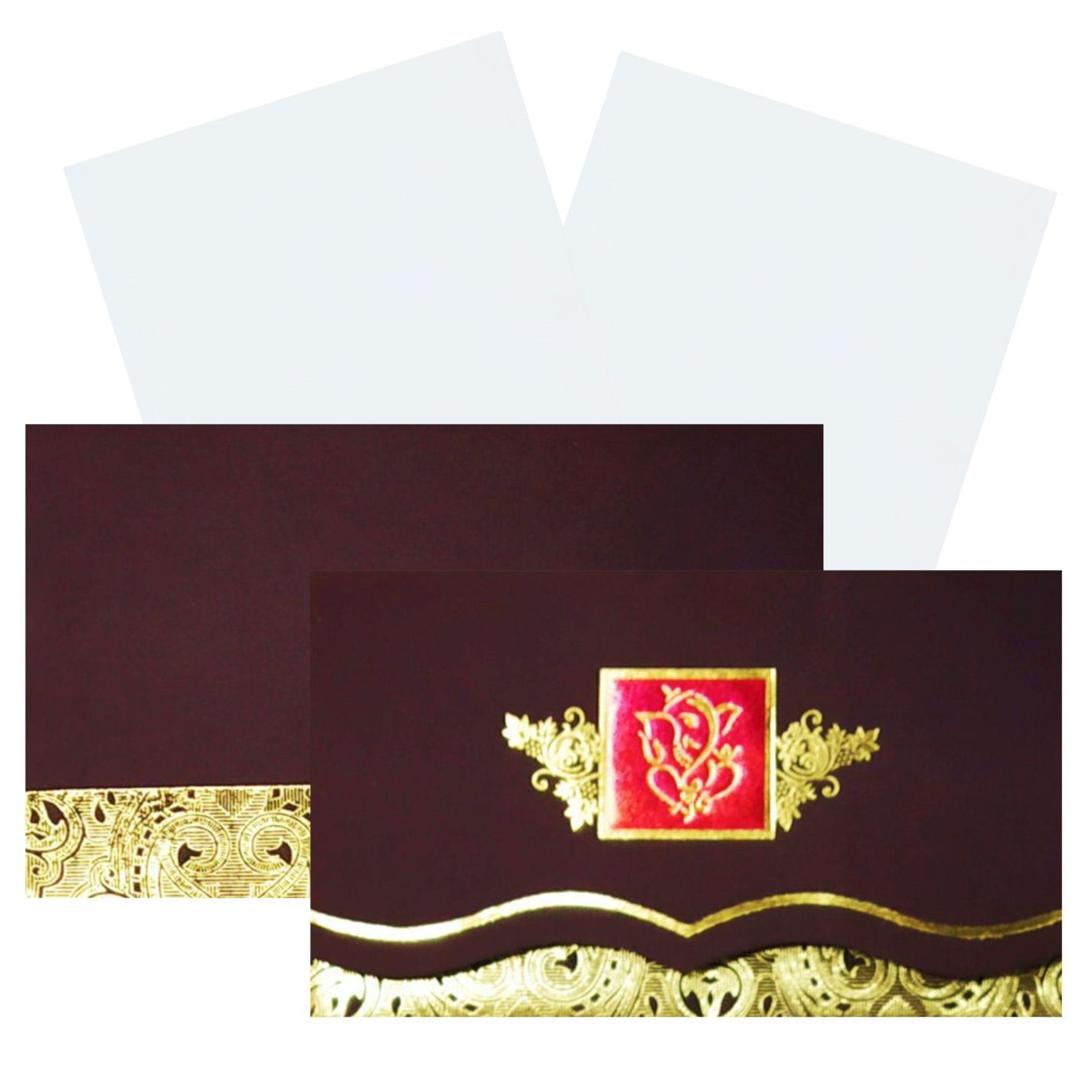 Black Personal Invitation Card