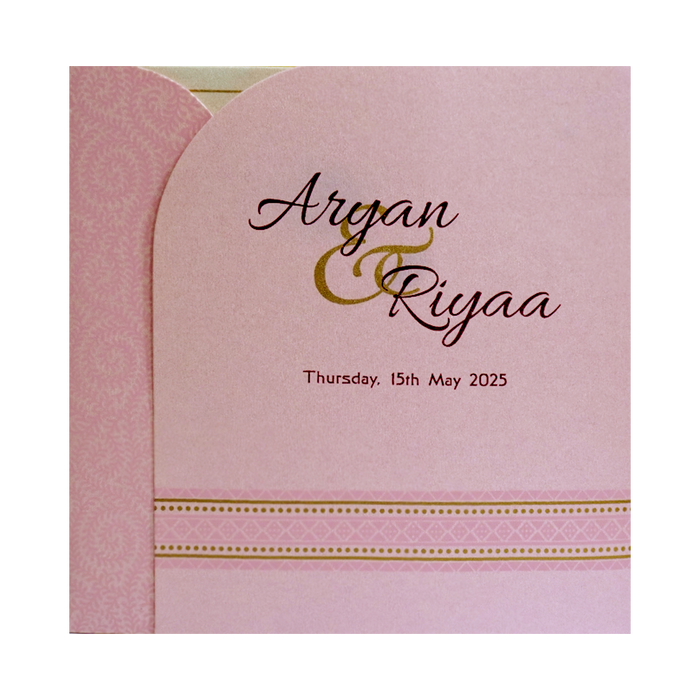 Pink Door Opening Invitation Card-King of Cards