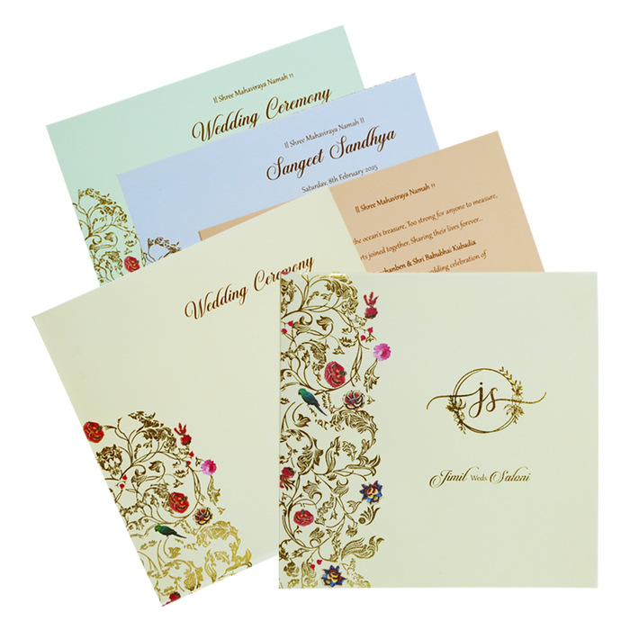 Yellow Designs Padded Wedding Card-King of Cards