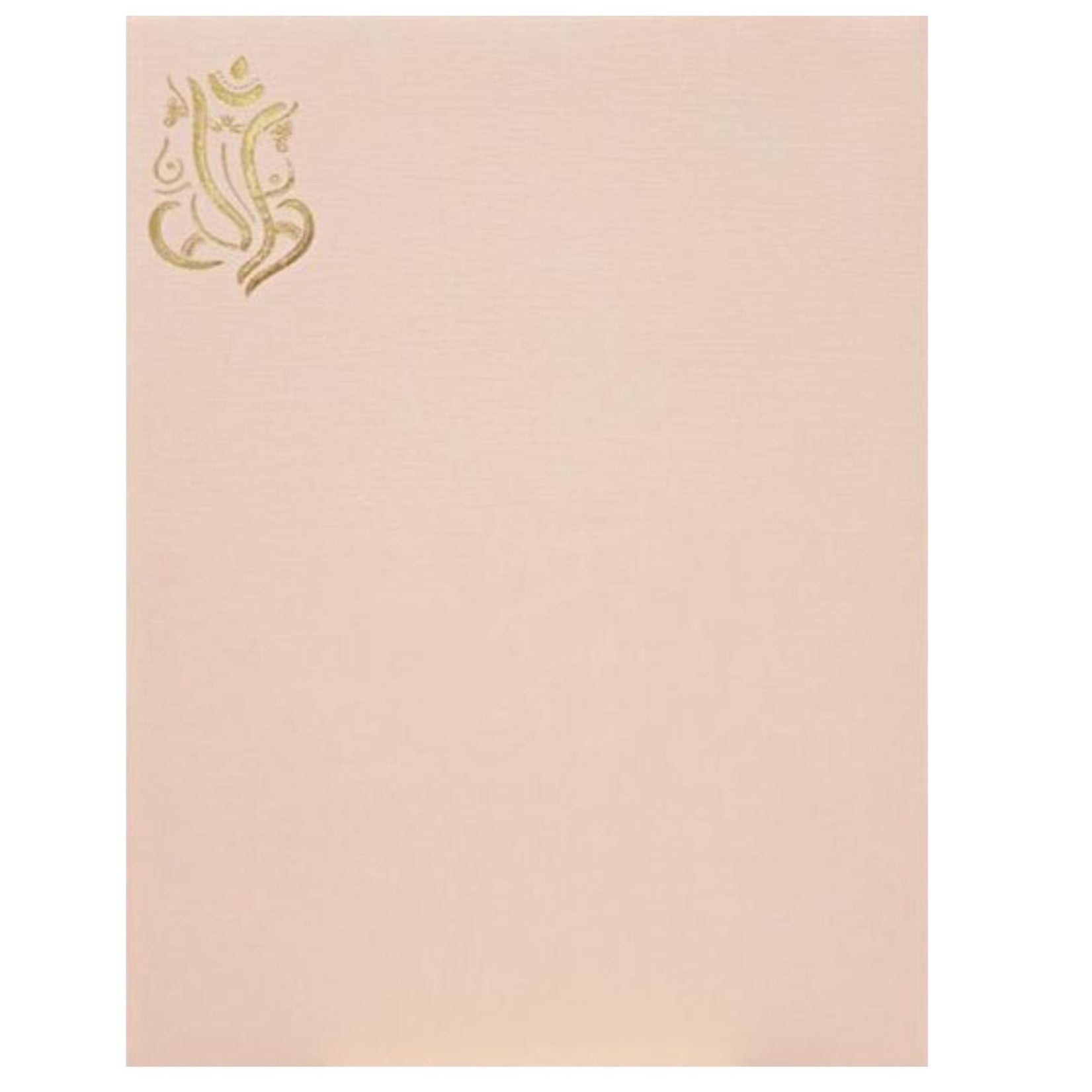 Cream Balaji Padmavathi Invitation Design-KNK50090