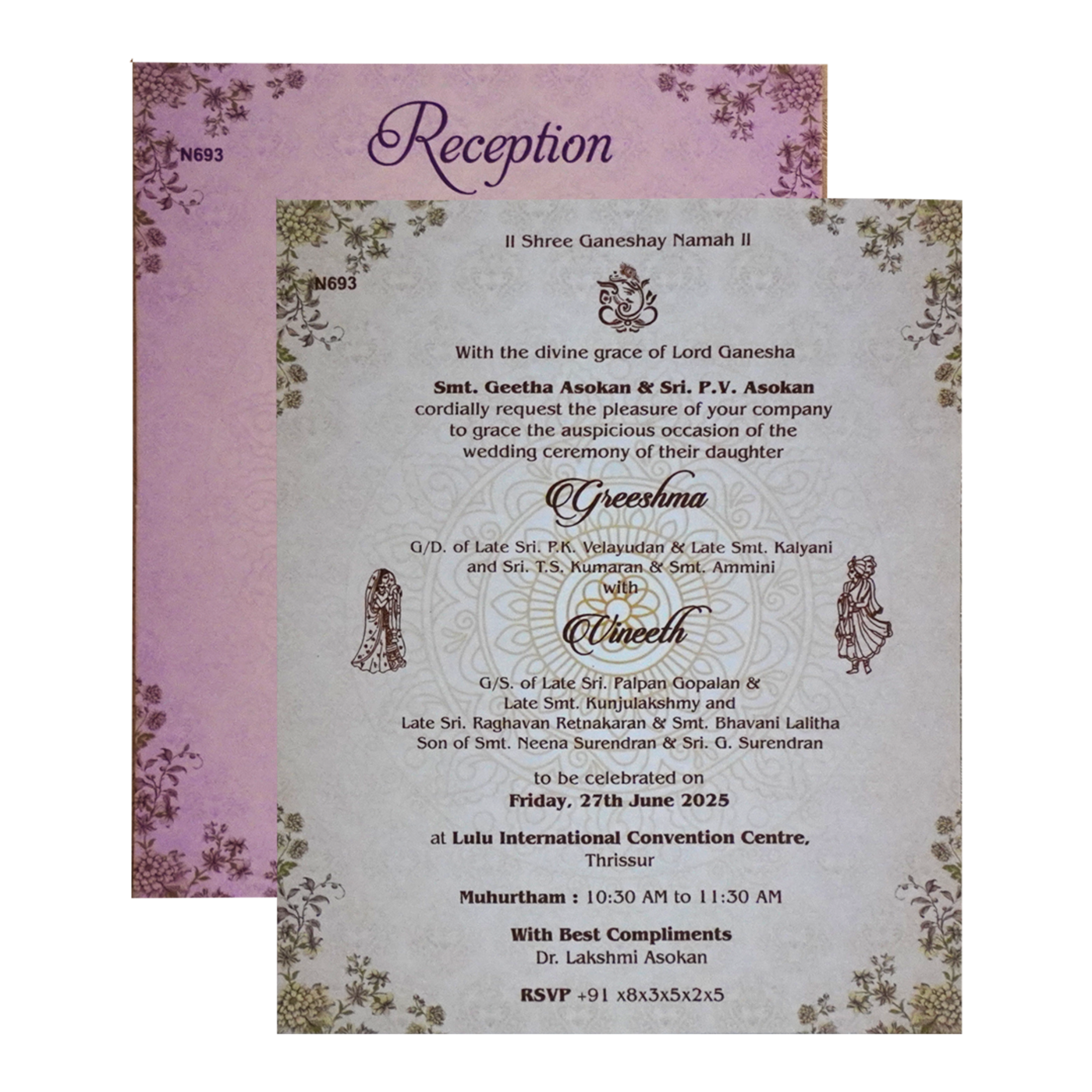 Pastel Pink Wedding Invitation-KVN06930