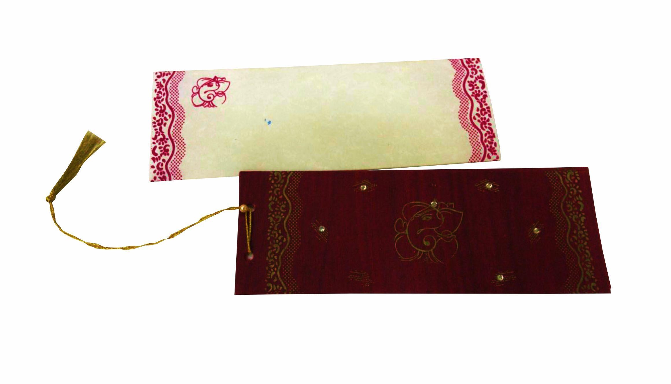 Brown Personal Invitation Card