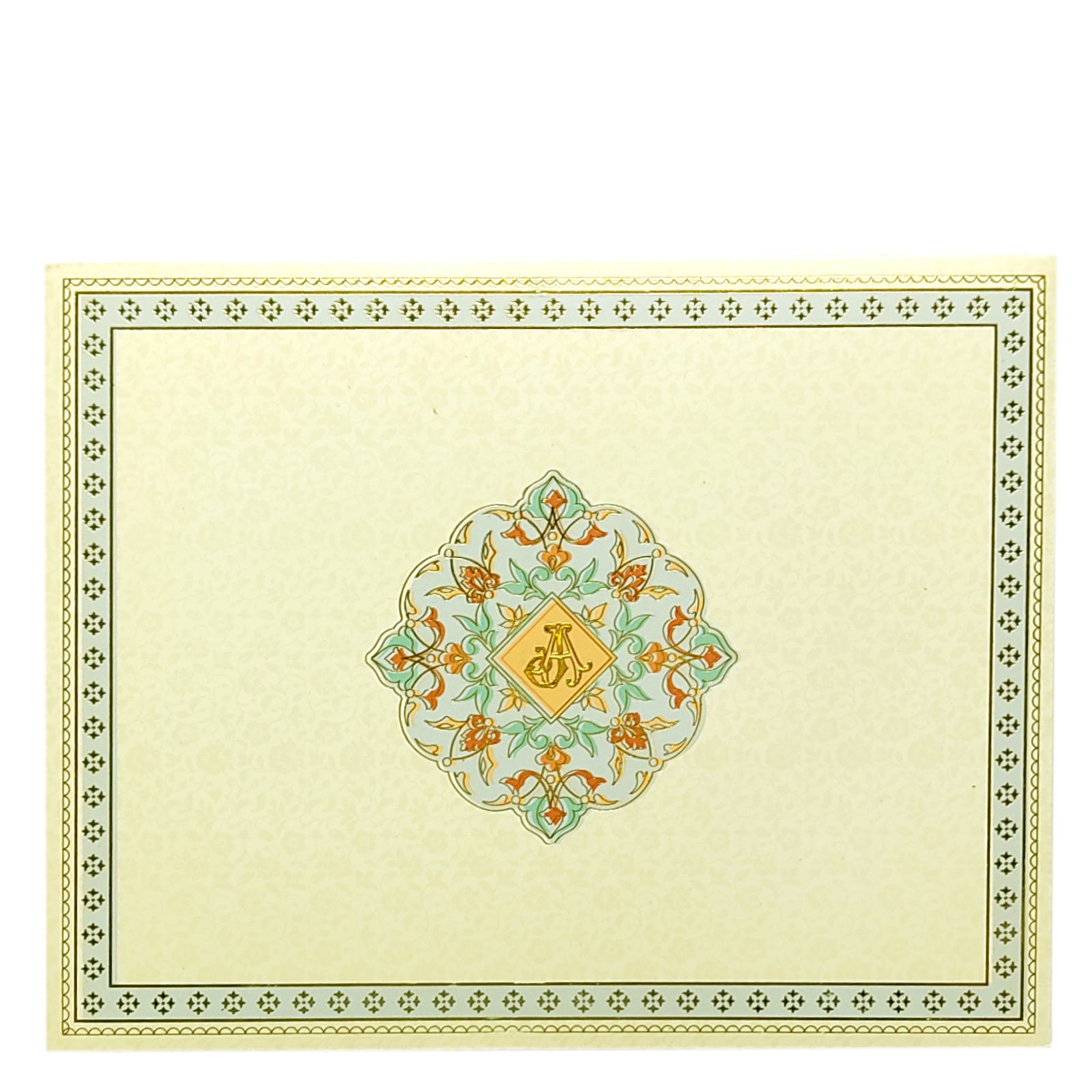 Blue Premium Wedding Card-Kbm04510