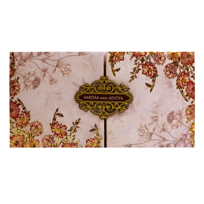 Light Dusty Pink Invitation Card-King of Cards