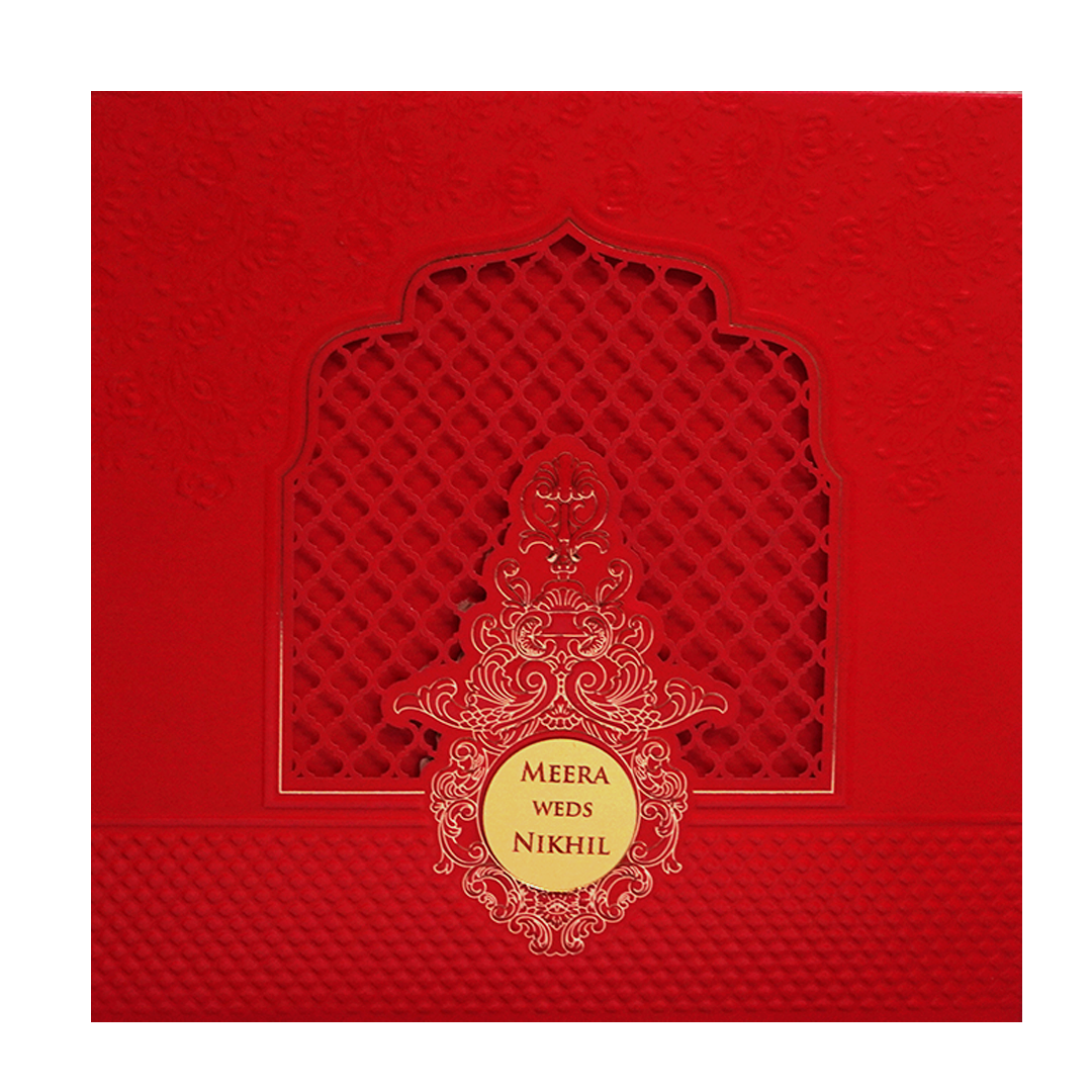Red MDF Marriage Card-KPR09190