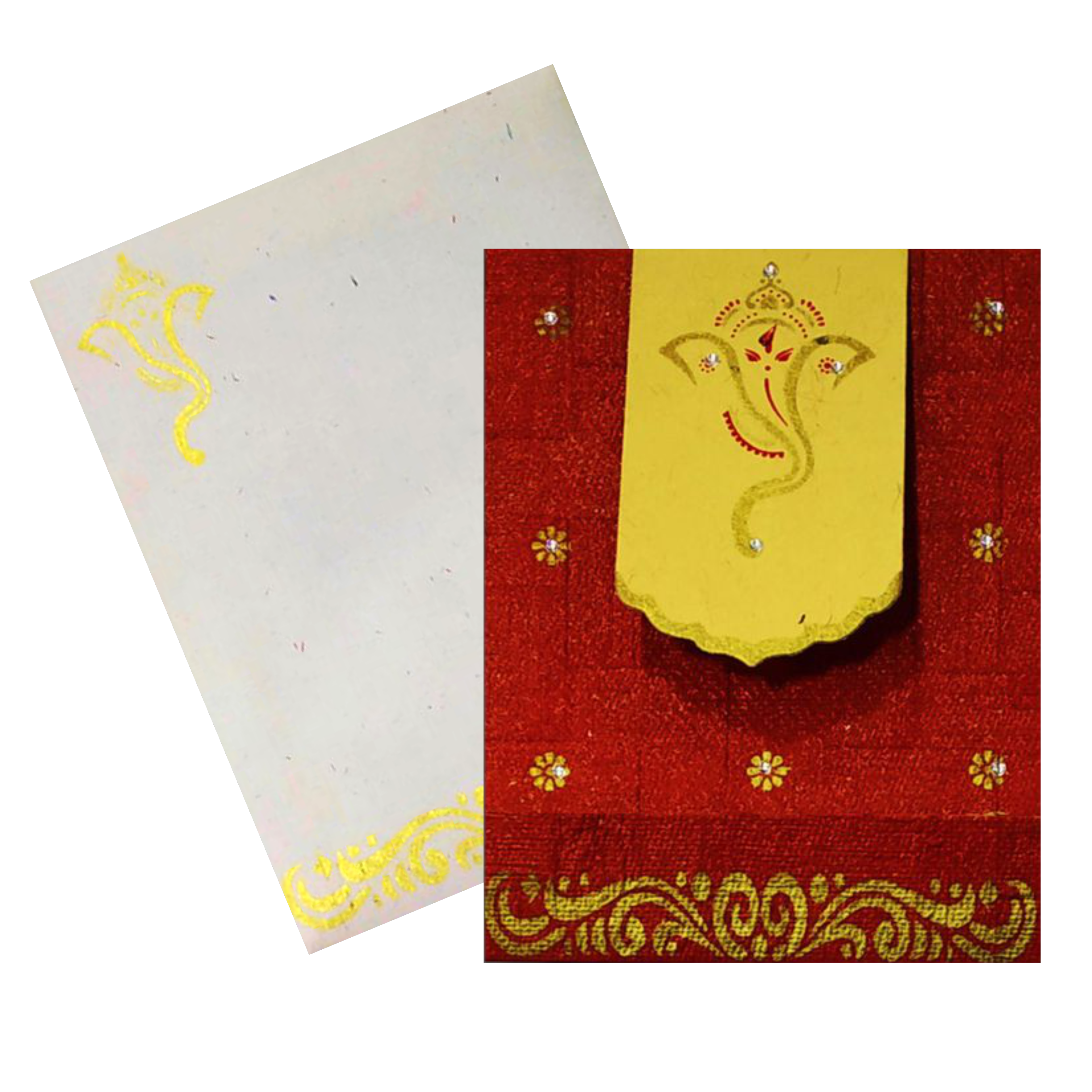 Red Personal Invitation Card-KNK2628