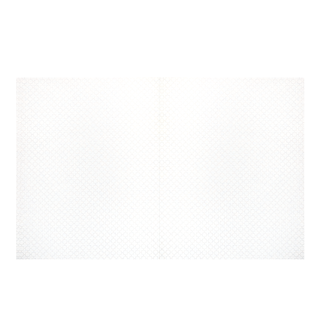 White Balaji Padmavathi Nameplate Wedding Card-KNJS2090