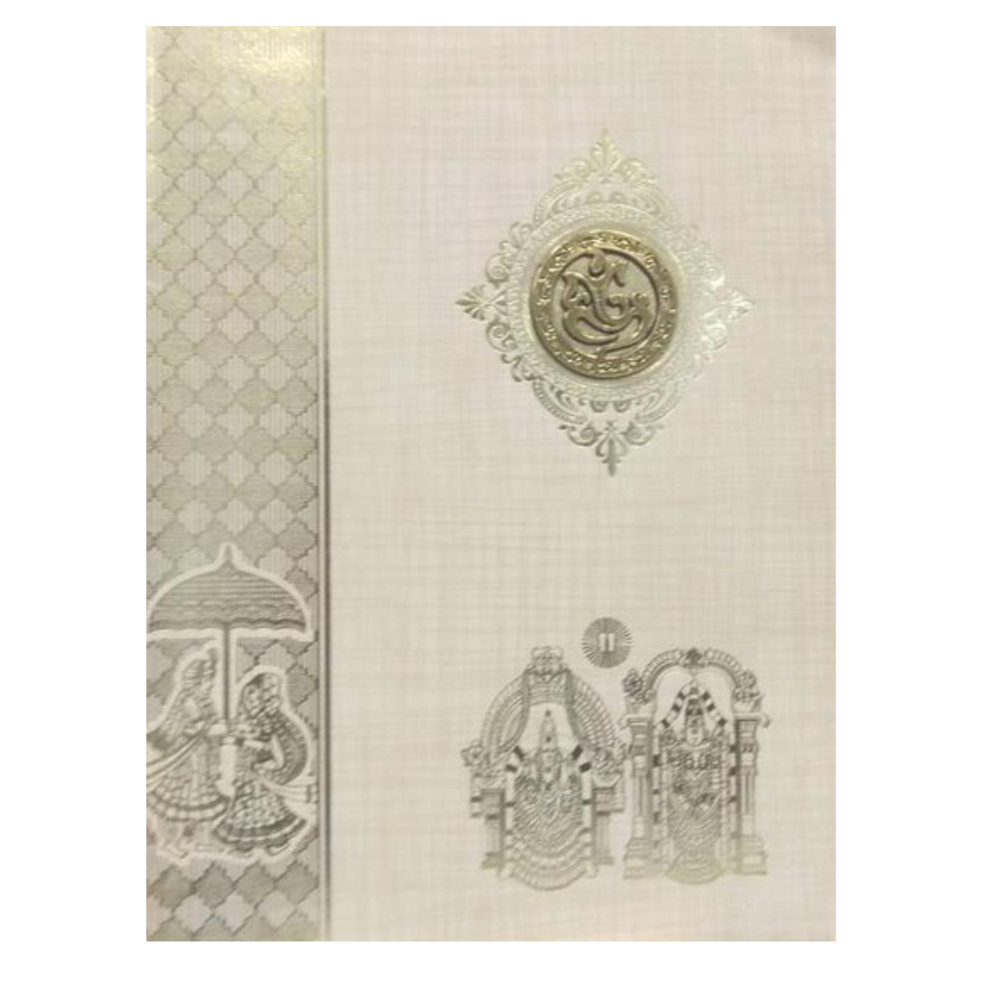 Sandal Jumbo Metallic Balaji And Padmavathi Image-KNK50240