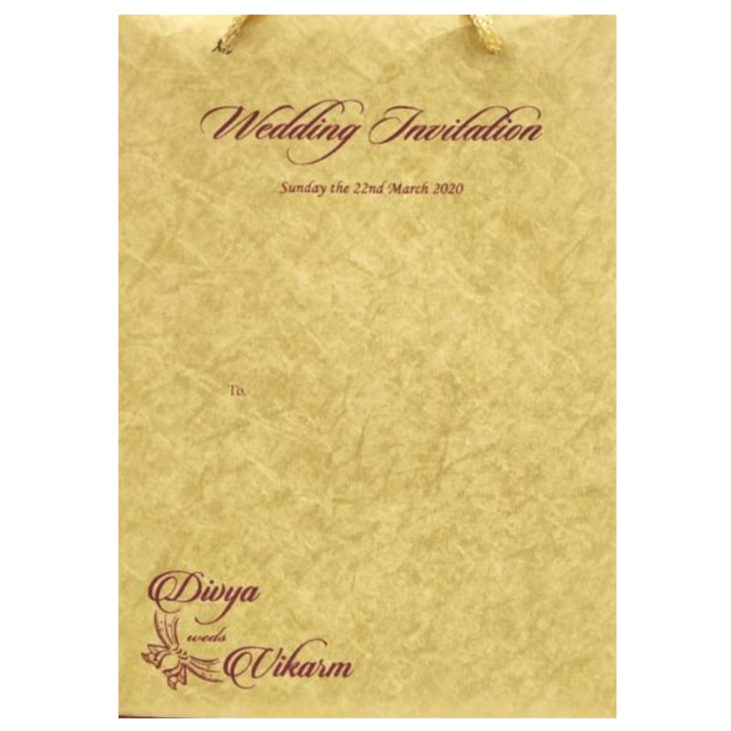 Gracious Gold And Blue Shading With Ganesha Theme Padded Wedding Card-KCCT20GP