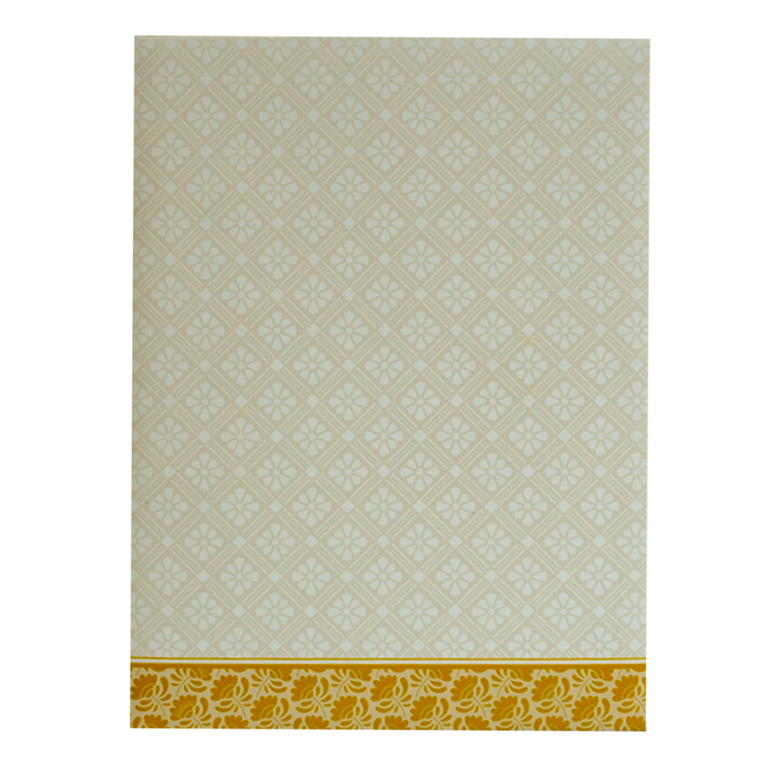 White Ganesha Nameplate Wedding Invitation-King of Cards