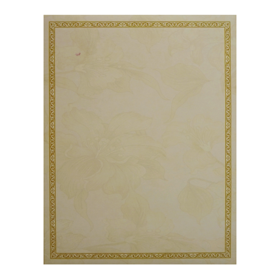 Coral Floral Wedding Card-KNKN6316