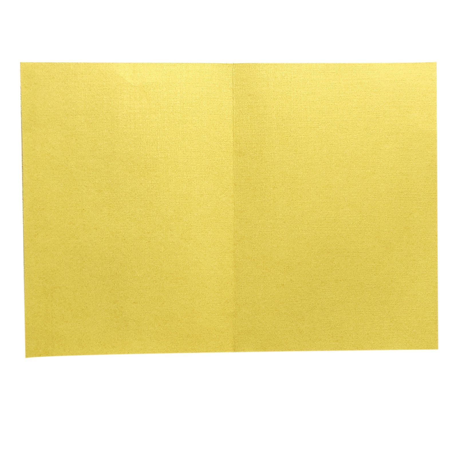 Gold Metallic Die Cut Invitation Card With White Wolly-KNCW17GI-King of Cards