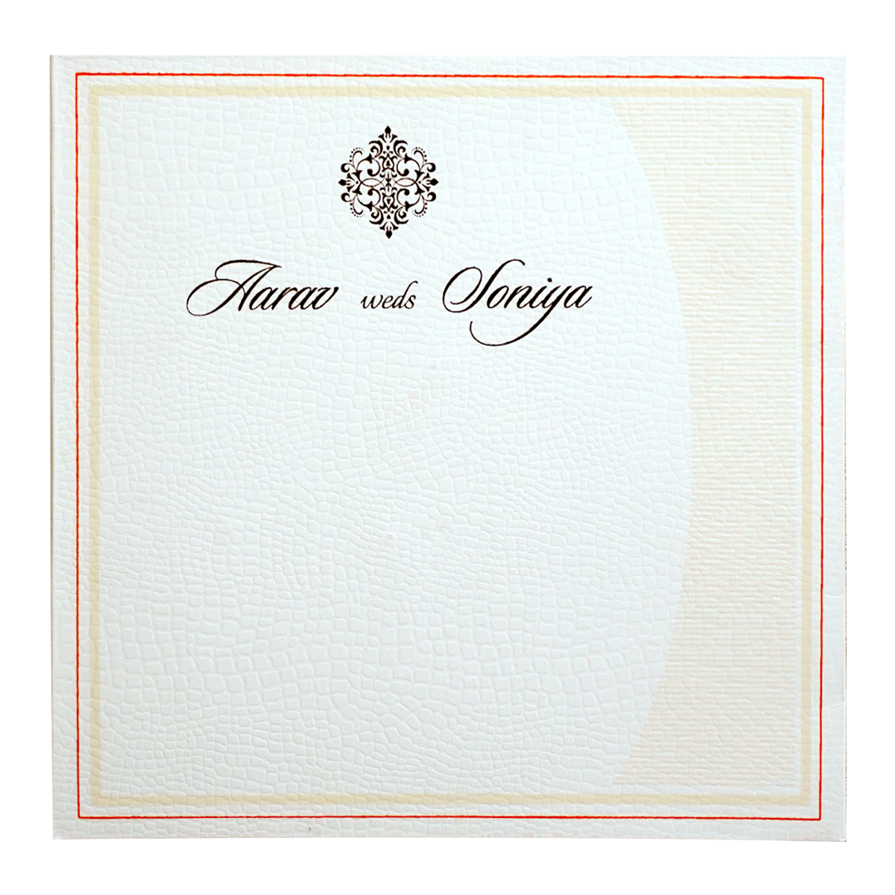 Light Pink Ganesha Box Wedding Card-KRC30362