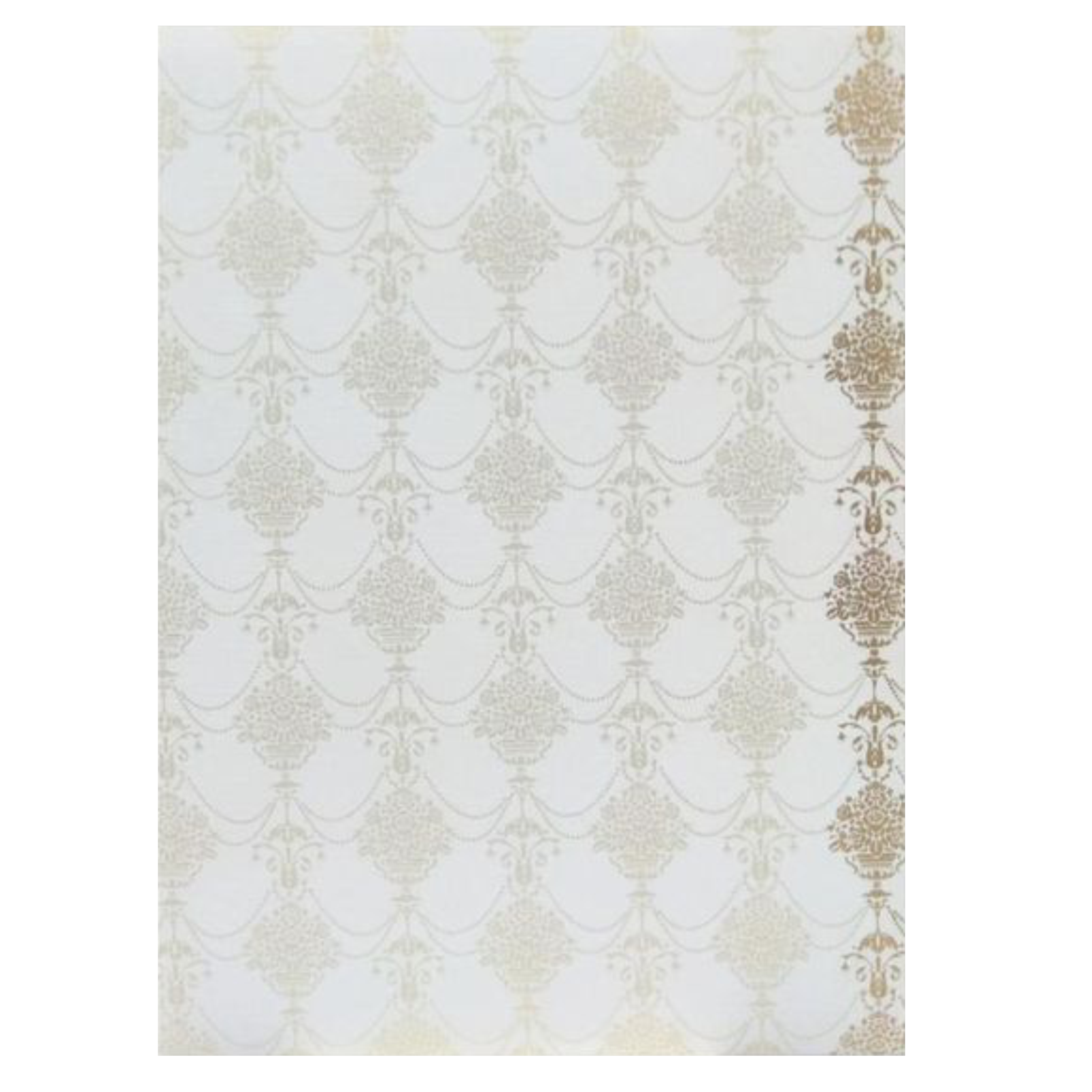 White Floral Invitation Card-KNK1191