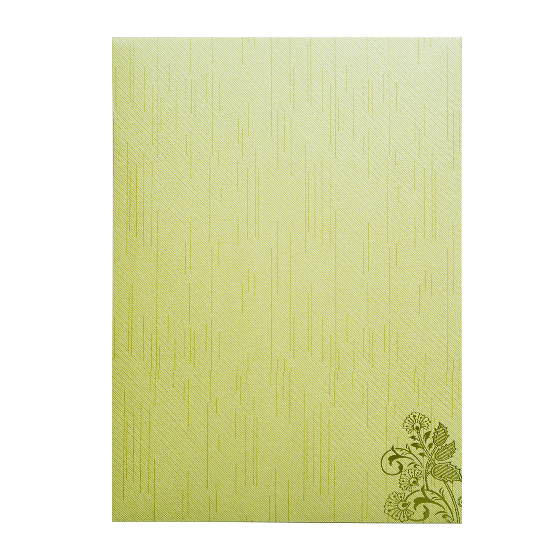 Pista Green Door-Style Opening Invitation Card-King of Cards