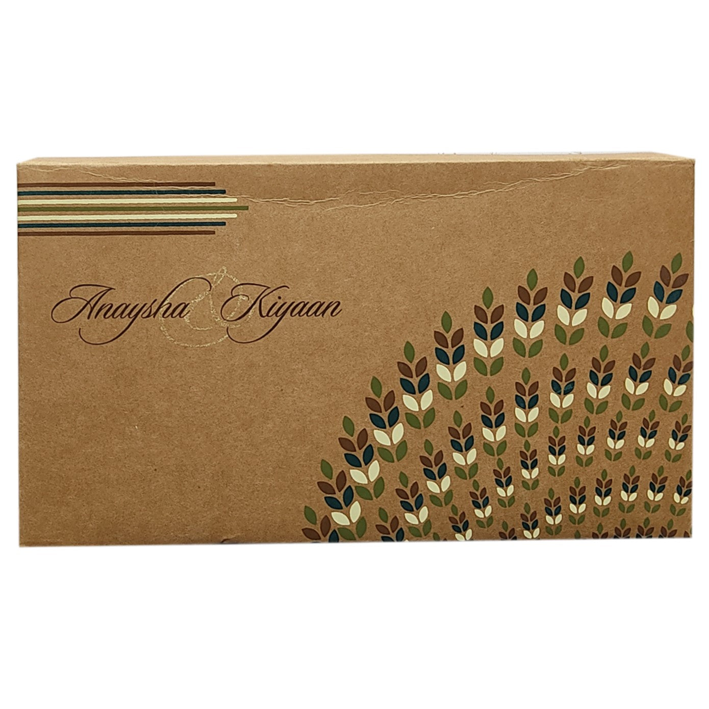 Brown Sweet Box Invitation Card-KRC29110