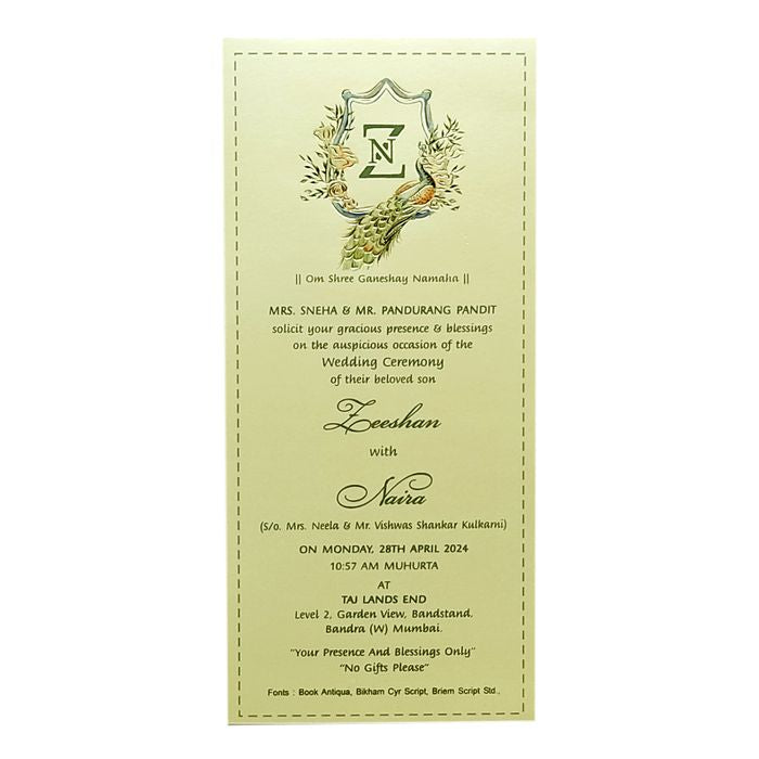 Invitation Card - KRCS6281-King of Cards