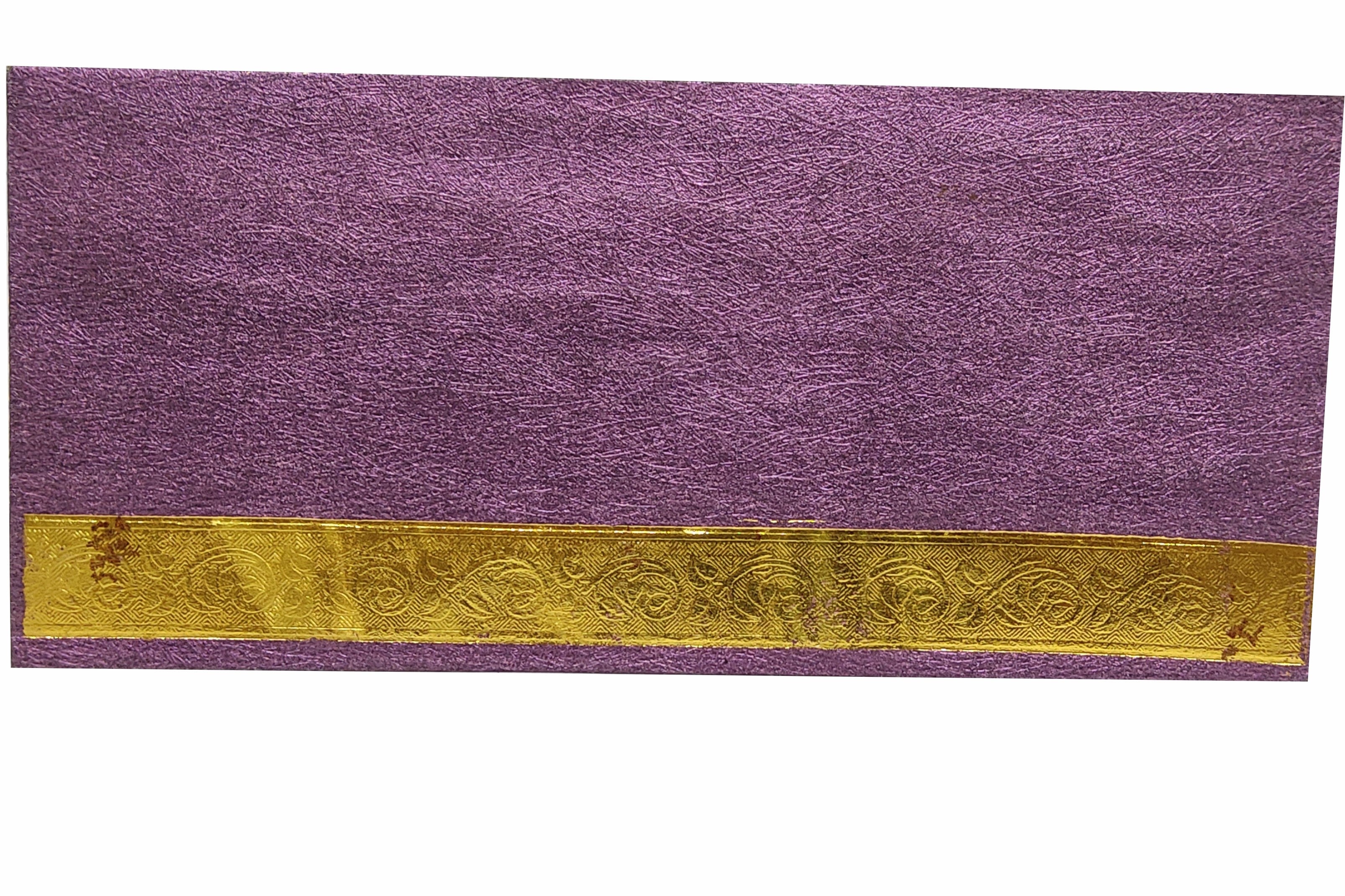 Violet And Gold Border Design Money Envelope CXP151-King of Cards