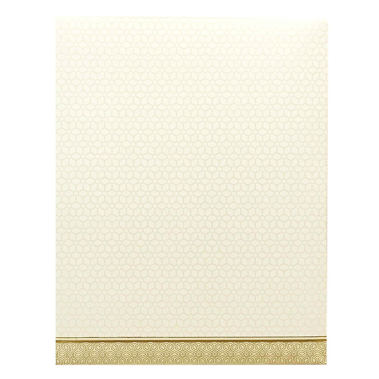 White Ganesha Invitation Card-KNJS2075
