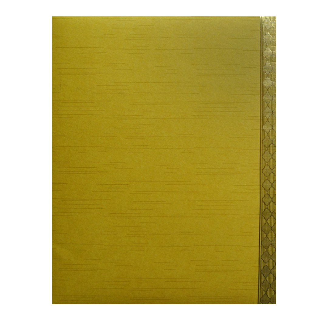 Gold Traditional Wedding Card-King of Cards