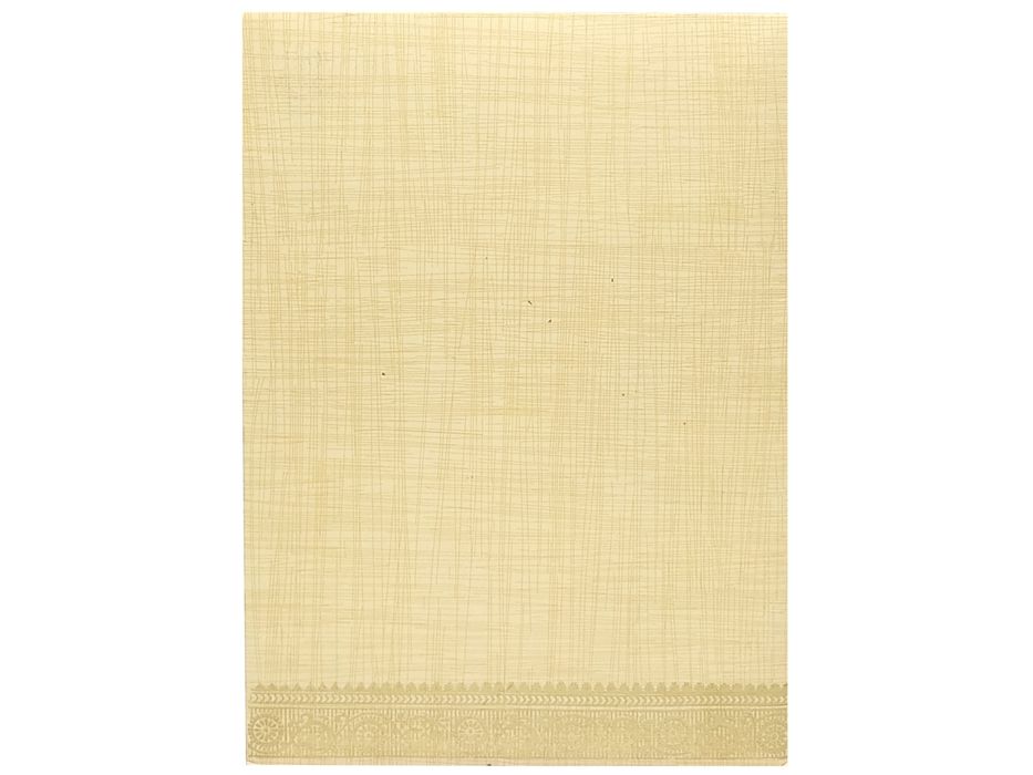 Sandal Metallic Designer Invitation Card With Gold Foiling Print-KNCM26SF