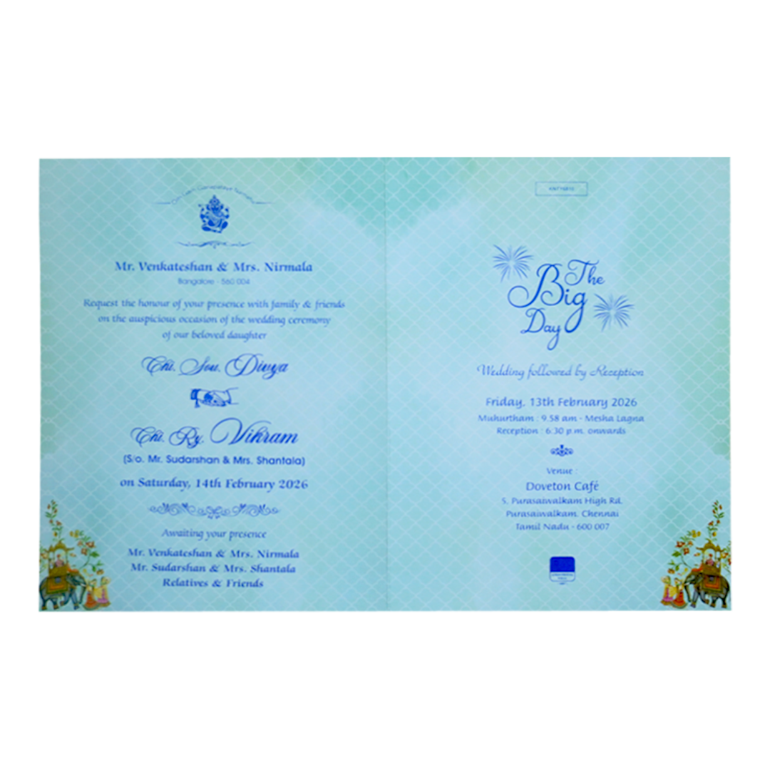 Invitation Card - KNTY6810-King of Cards