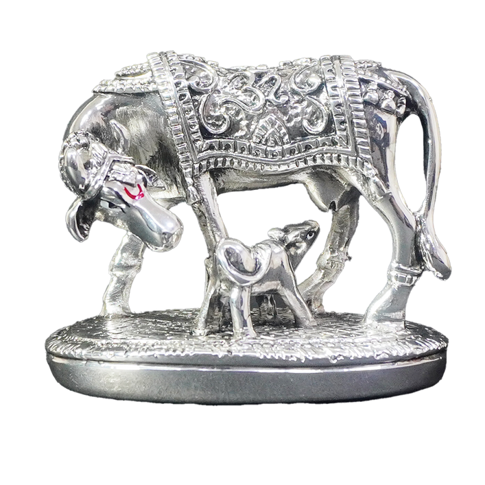 Antique Cow and Calf Idol-King of Cards