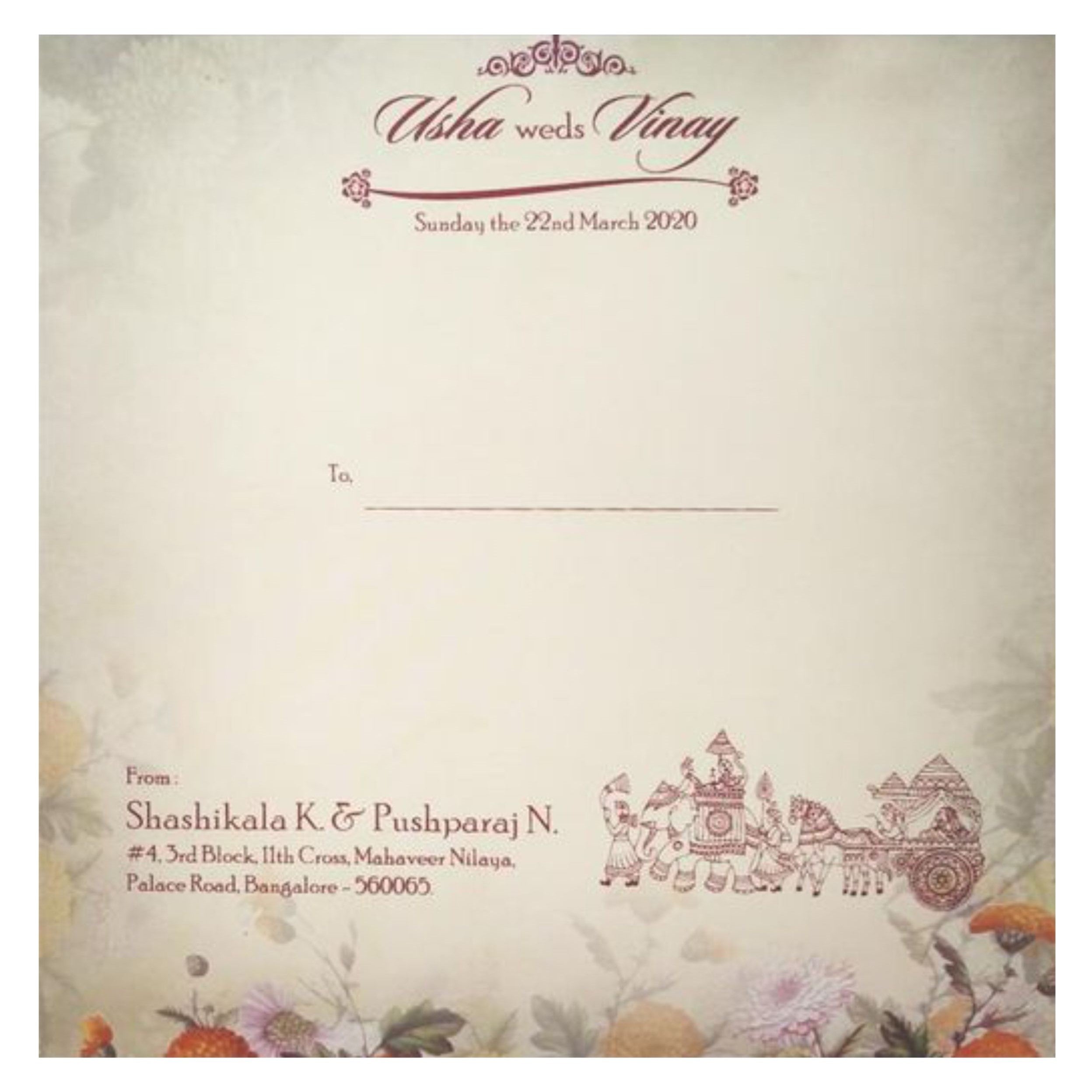 Grey Padded Stiff Board Invitation In Offset-KNPO5503Y