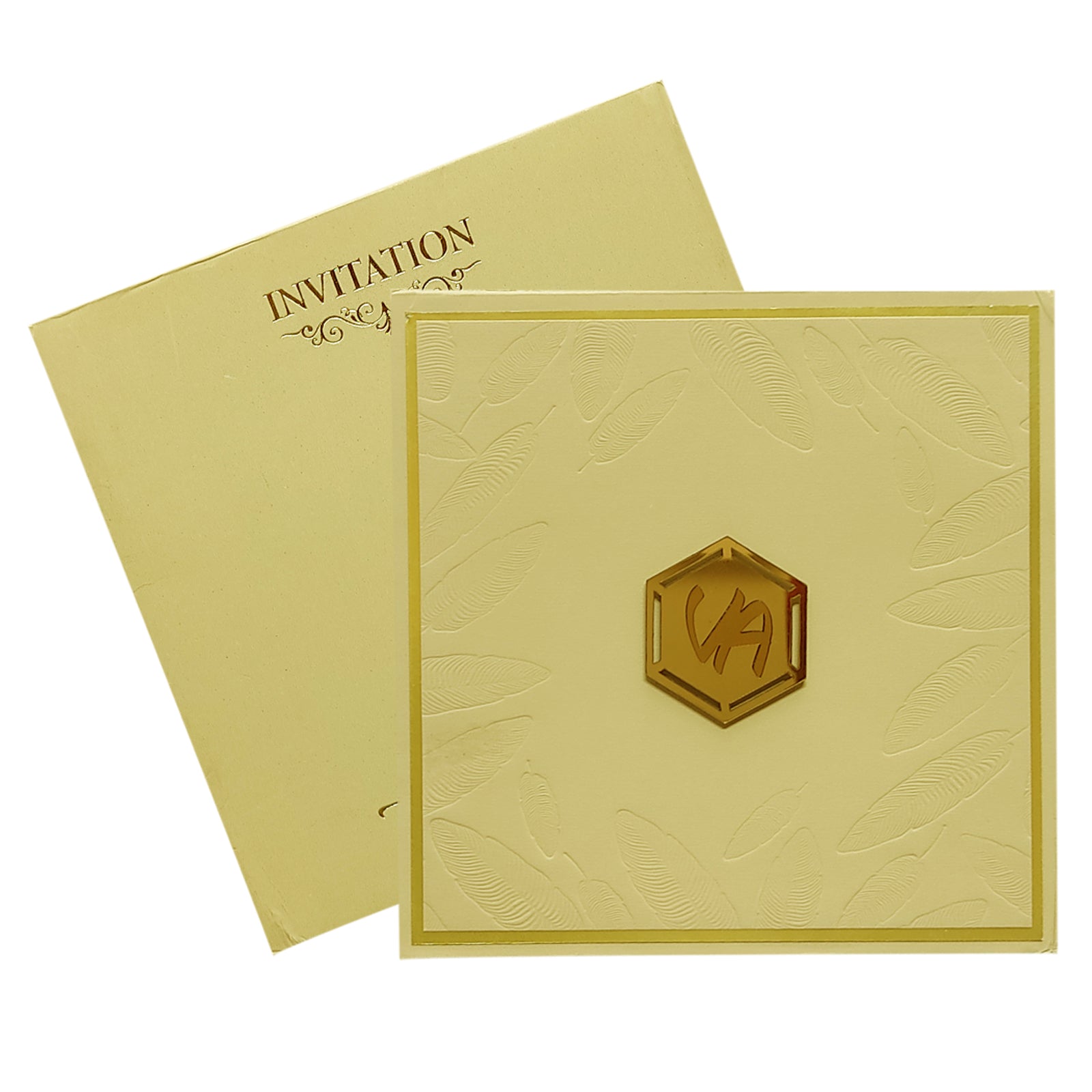 Sandal Door Padded Invitation Card-King of Cards