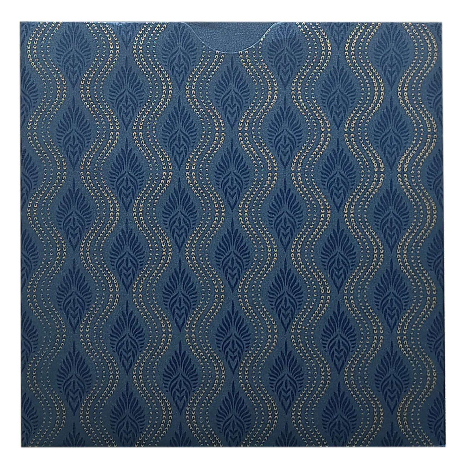 Dark Blue Pattern Design Invitation-KRC29241