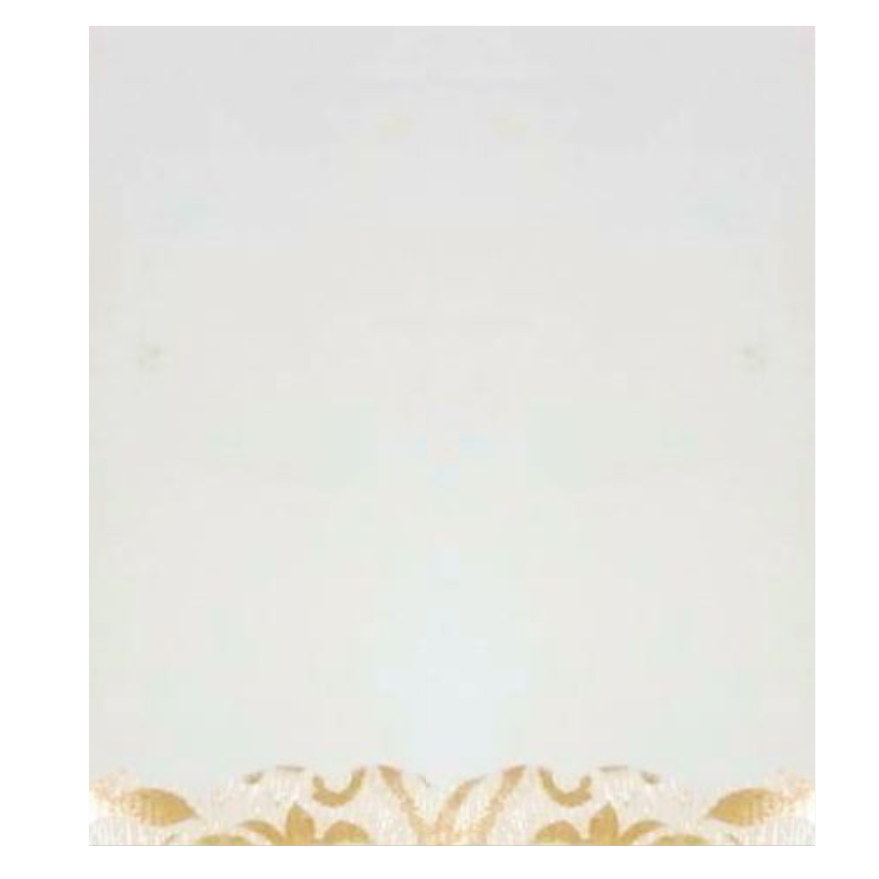 Red Ganesha Single Sheet Invitation Card-CXP132