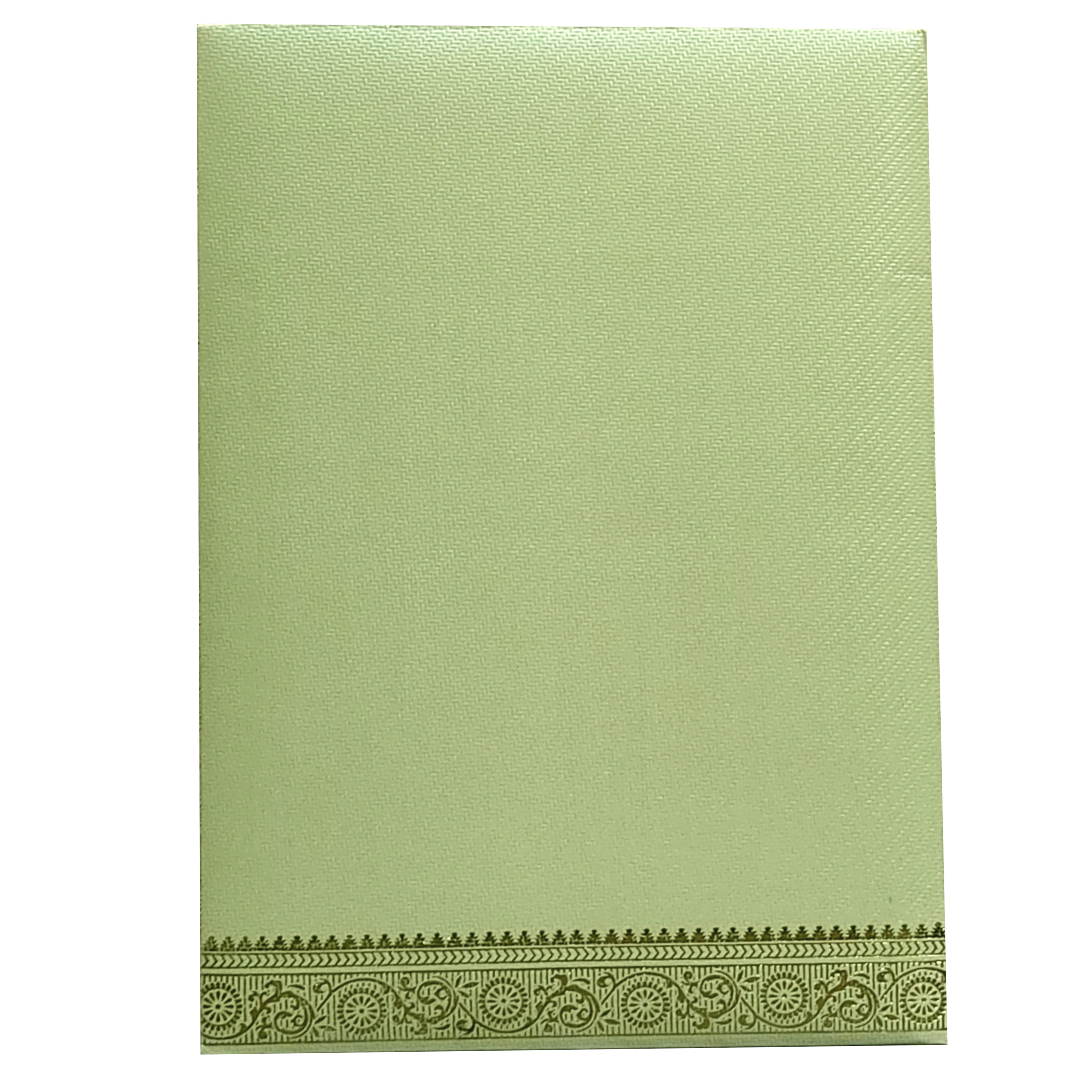 Green Traditional Indian Wedding Card-King of Cards